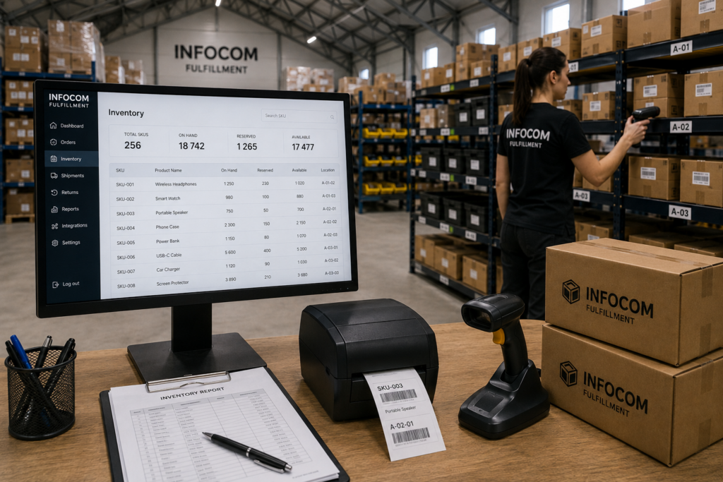 Evidencia zásob v e-shope: prečo je presná a ako ju zabezpečí fulfillment centrum