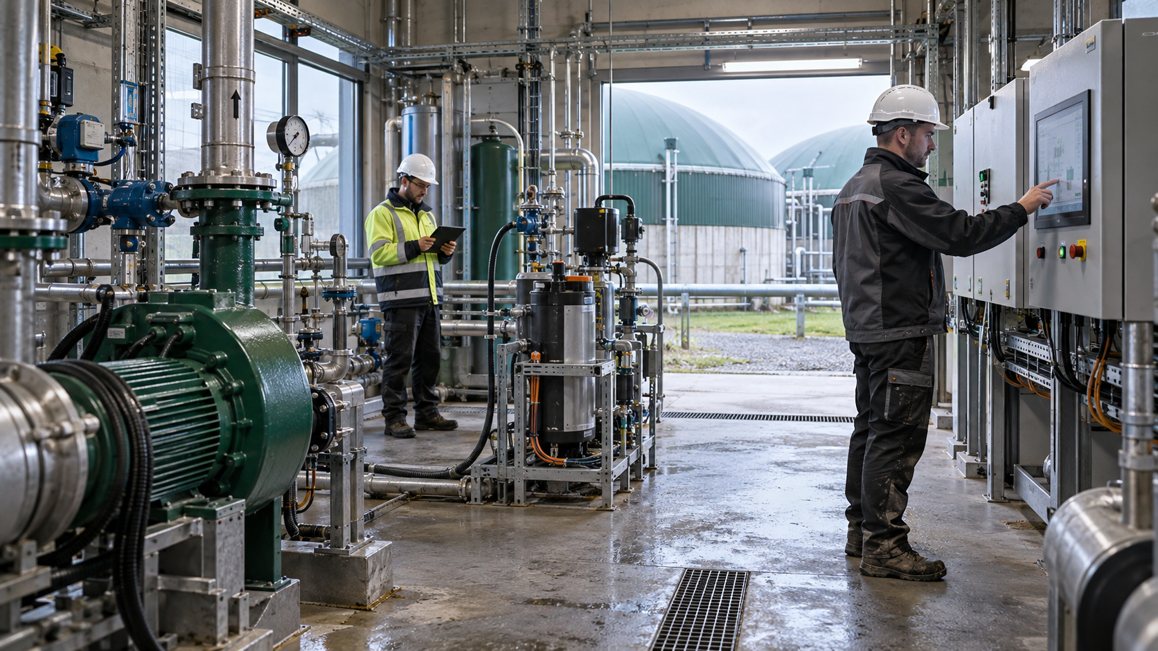 SCADA dispečing a archivácia dát bioplynovej stanice